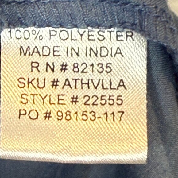 Fresh Produce Blue Tunic Top Blouse Lagenlook Minimalist XXL - Picture 7 of 9